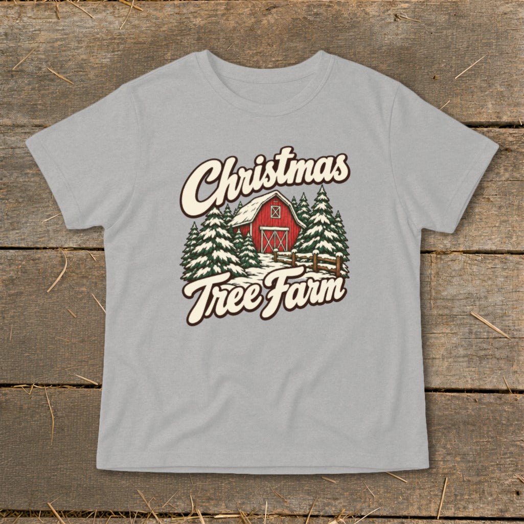 Christmas Tree Farm Barn Infant Tee product image 2