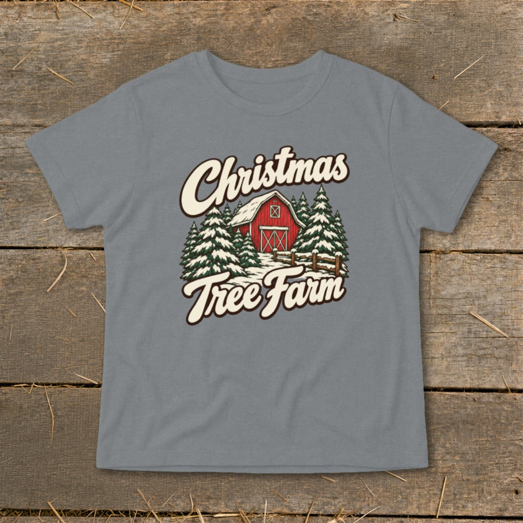 Christmas Tree Farm Barn Infant Tee product image 4