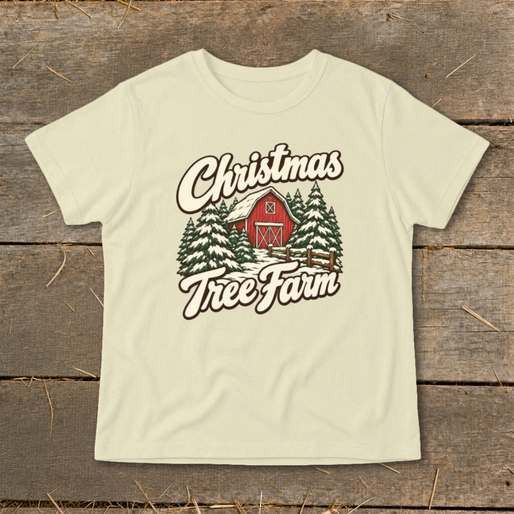Christmas Tree Farm Barn Infant Tee product image 5