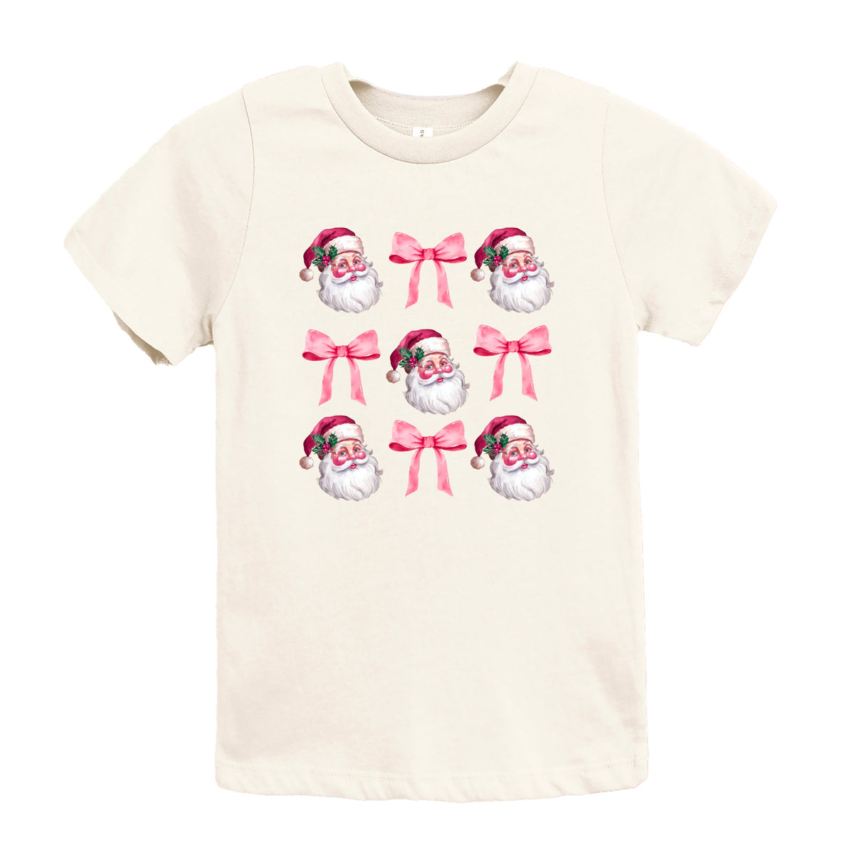 Coquette Santa Chart | Youth Graphic Short Sleeve Tee product image 3
