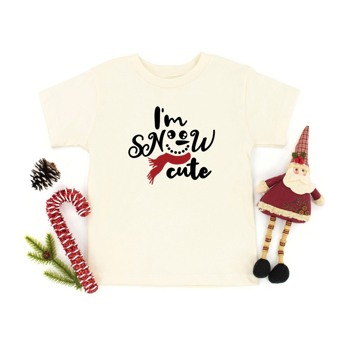 I'm Snow Cute Glitter | Youth Graphic Short Sleeve Tee product image 1