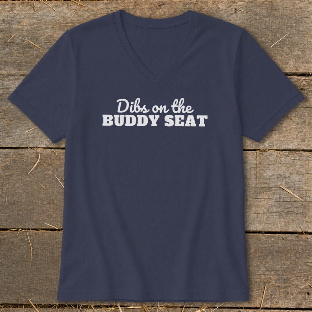Dibs on the Buddy Seat V-neck