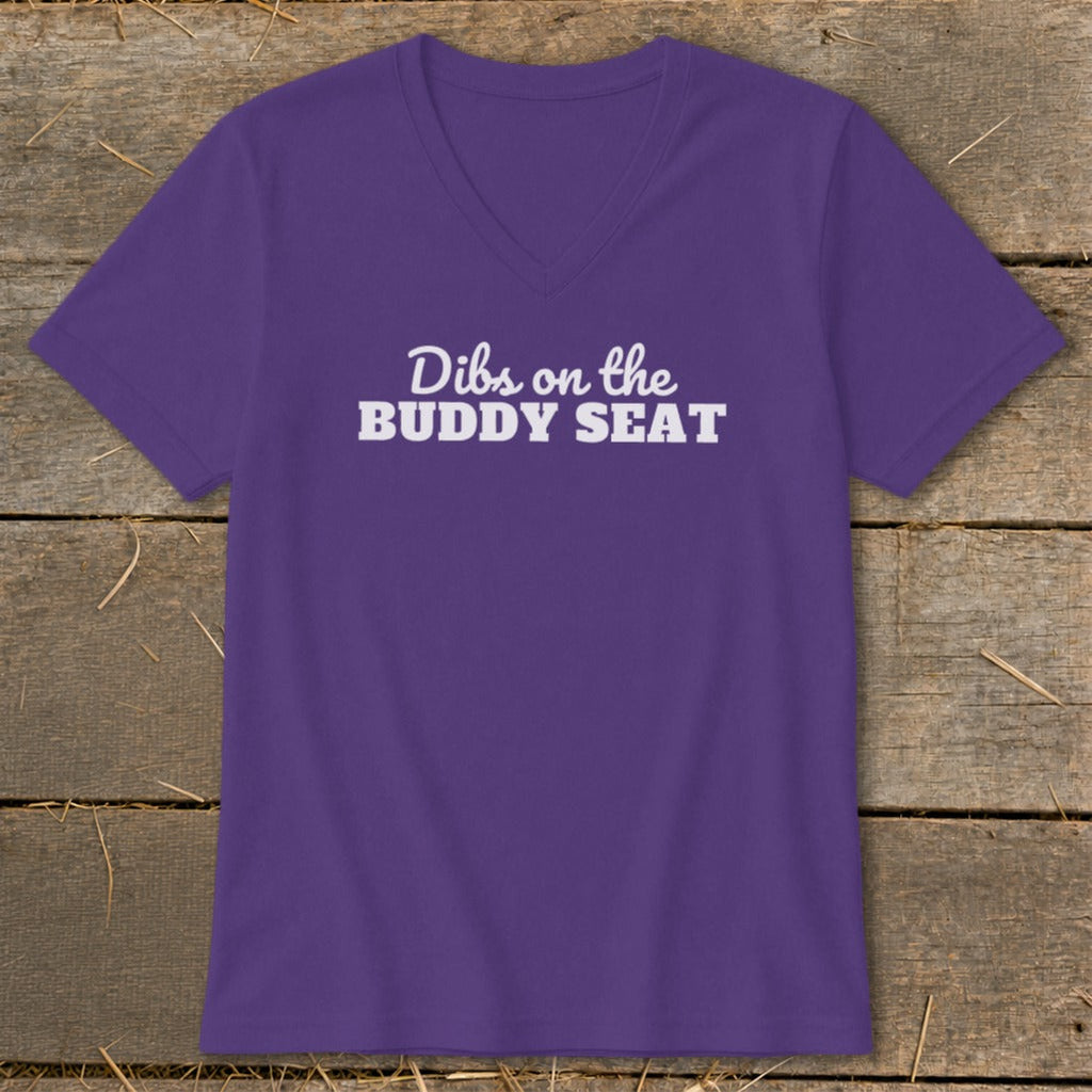 Dibs on the Buddy Seat V-neck