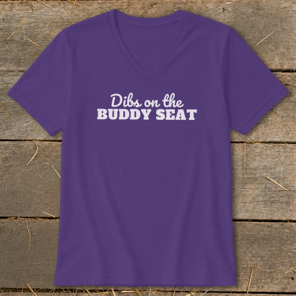 Dibs on the Buddy Seat V-neck