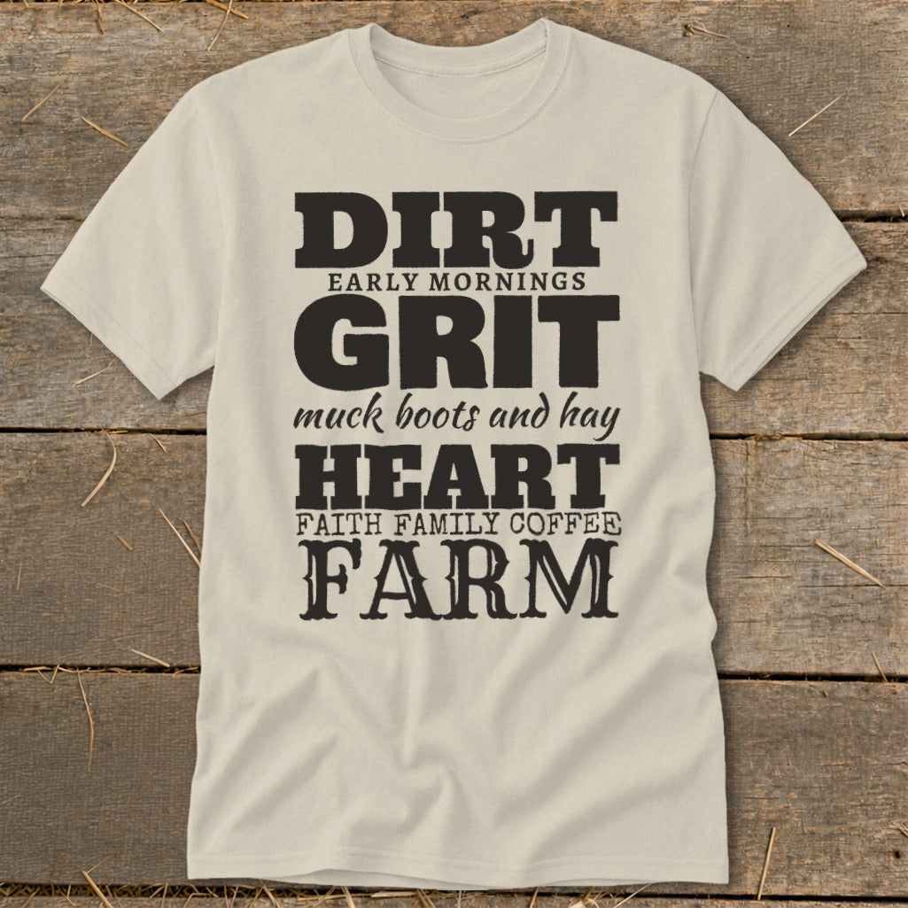 Dirt Grit Heart Farm Classic Tee product image 2