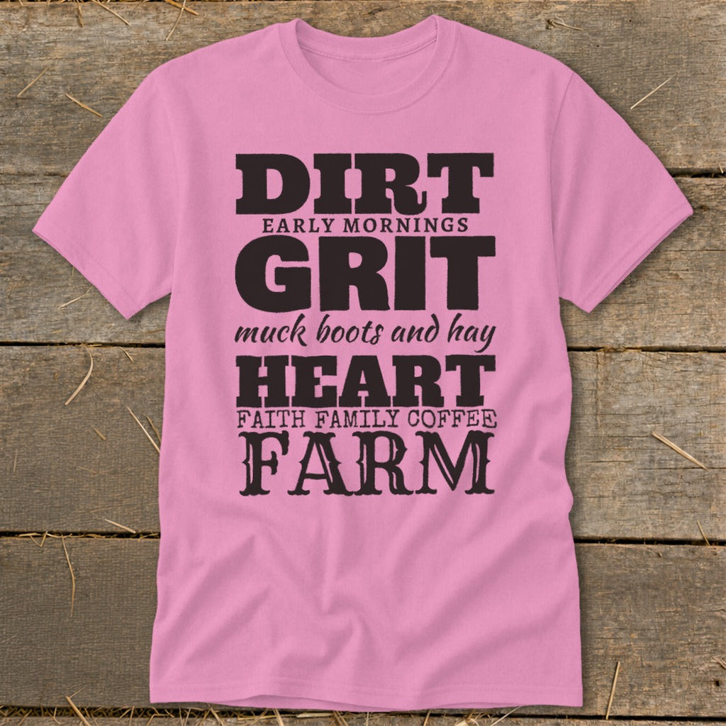 Dirt Grit Heart Farm Classic Tee product image 3