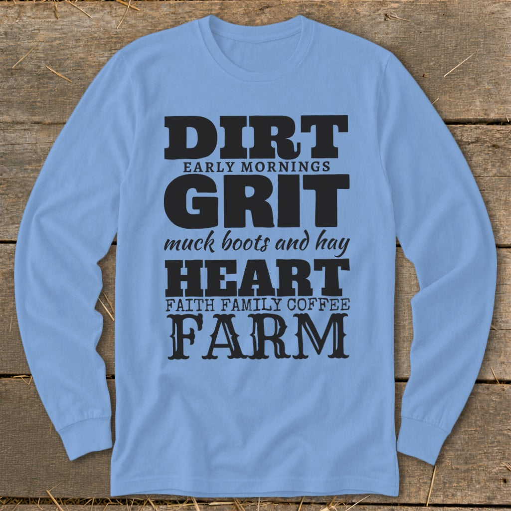 Dirt Grit Heart Farm Long Sleeve Tee product image 10