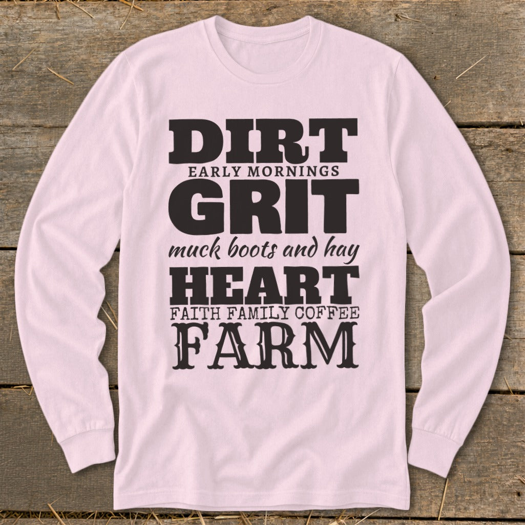 Dirt Grit Heart Farm Long Sleeve Tee product image 8