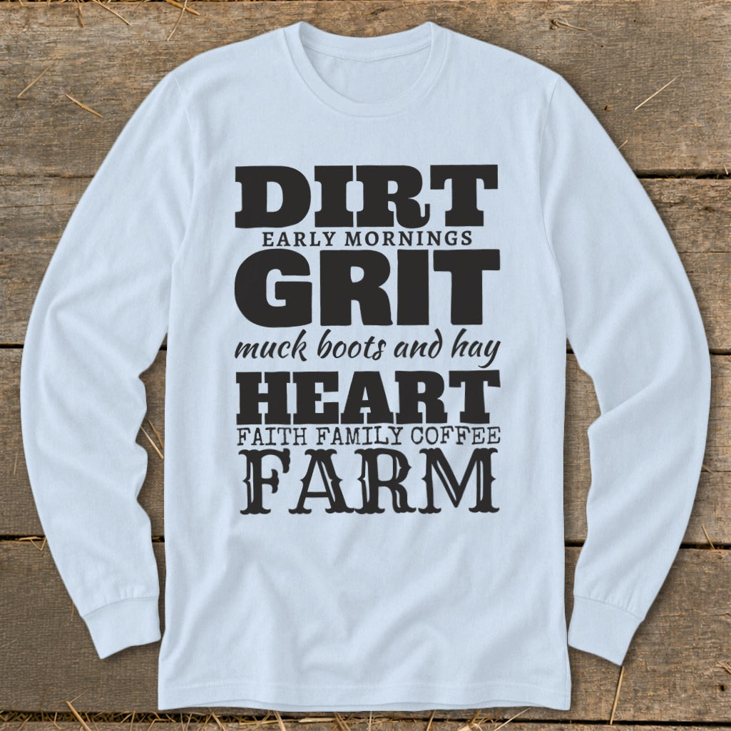 Dirt Grit Heart Farm Long Sleeve Tee product image 9