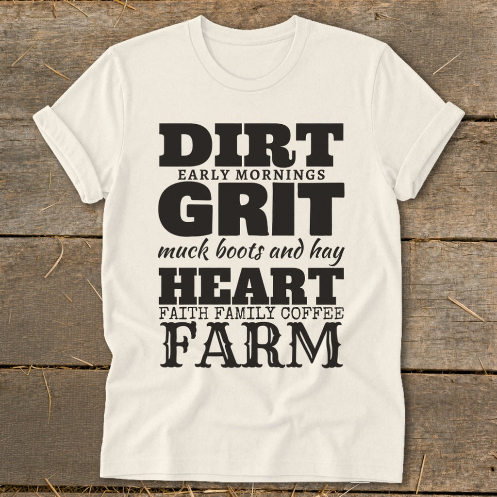 Dirt Grit Heart Farm Softstyle Tee product image 2