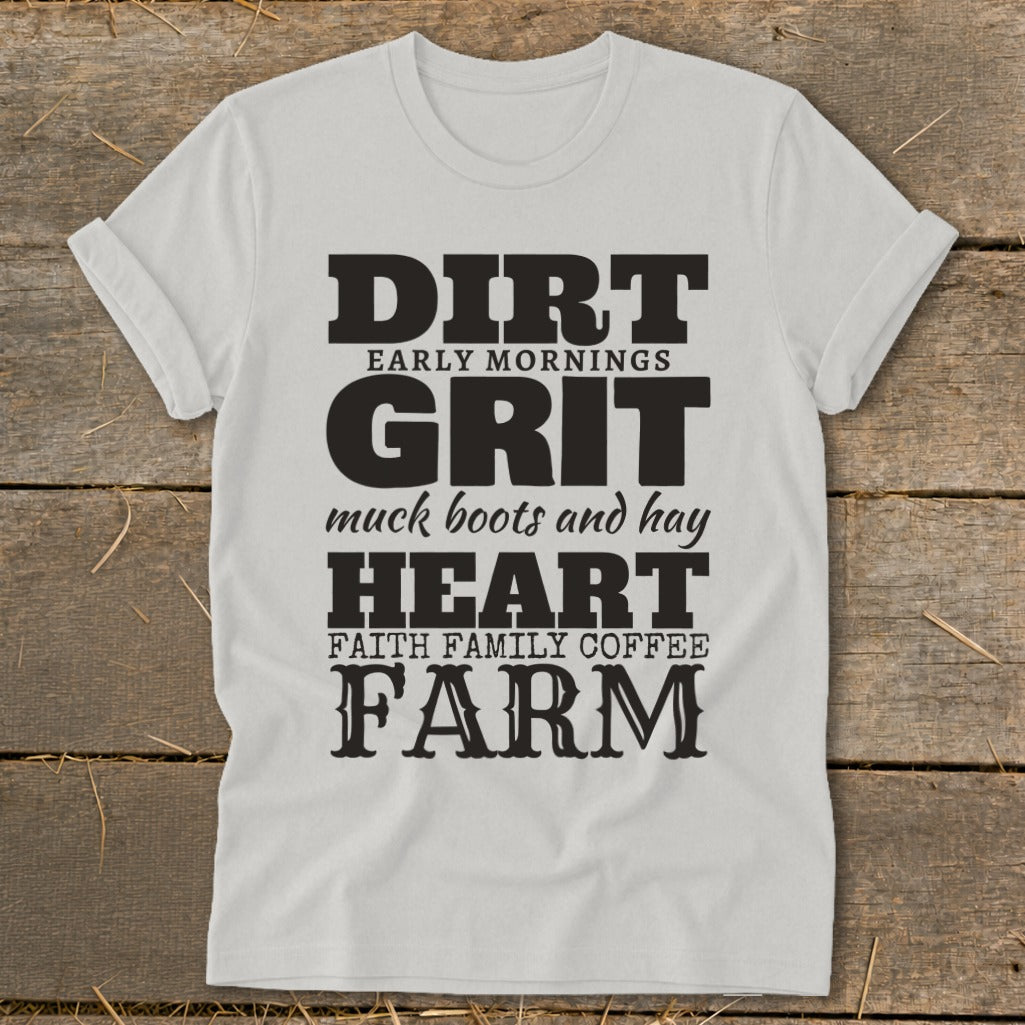 Dirt Grit Heart Farm Softstyle Tee product image 3