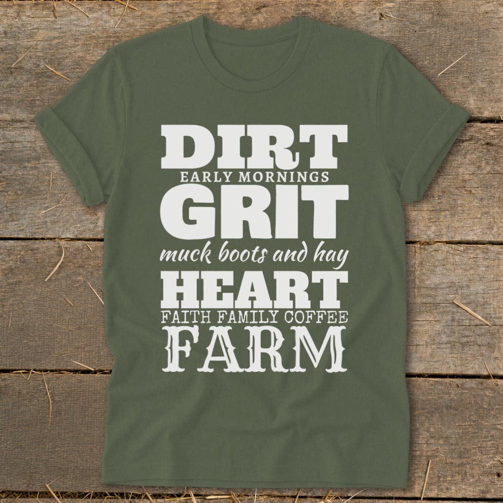 Dirt Grit Heart Farm Softstyle Tee product image 4