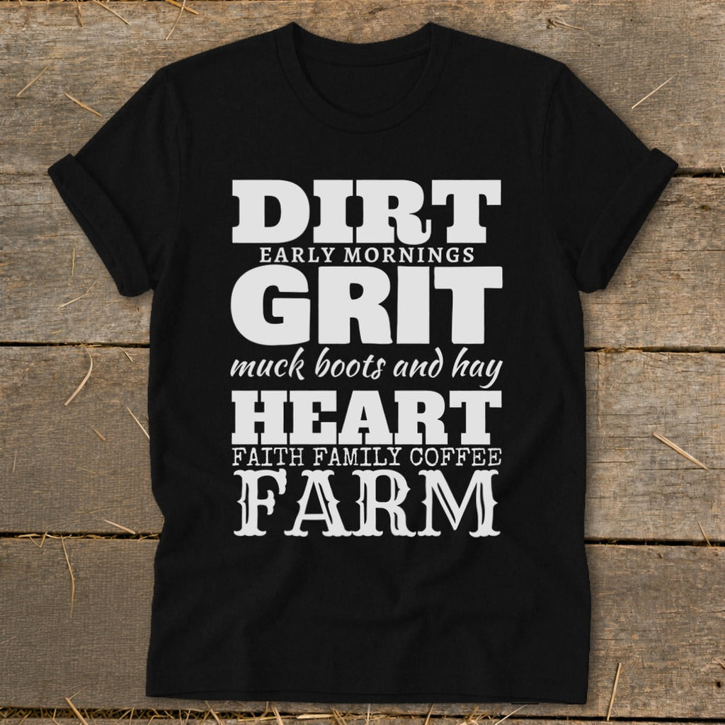 Dirt Grit Heart Farm Softstyle Tee product image 5