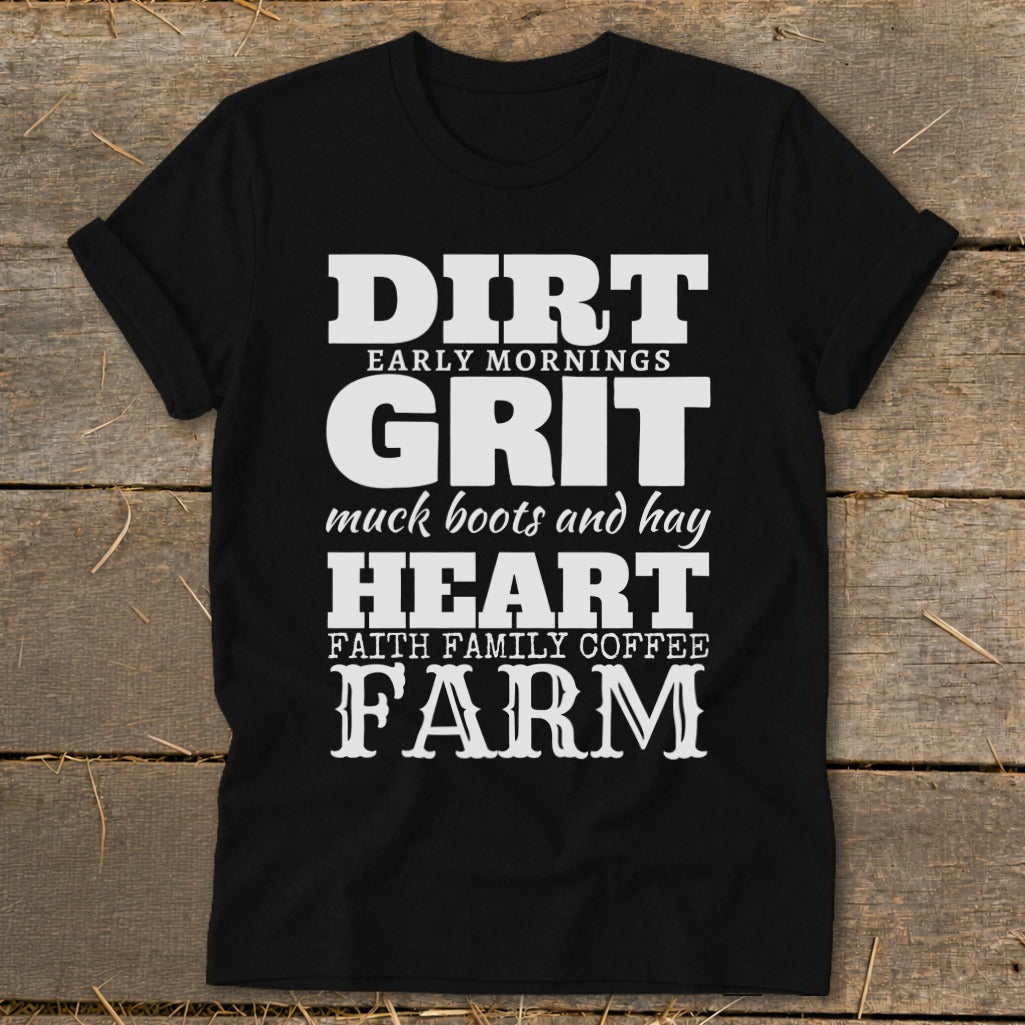 Dirt Grit Heart Farm Softstyle Tee product image 5