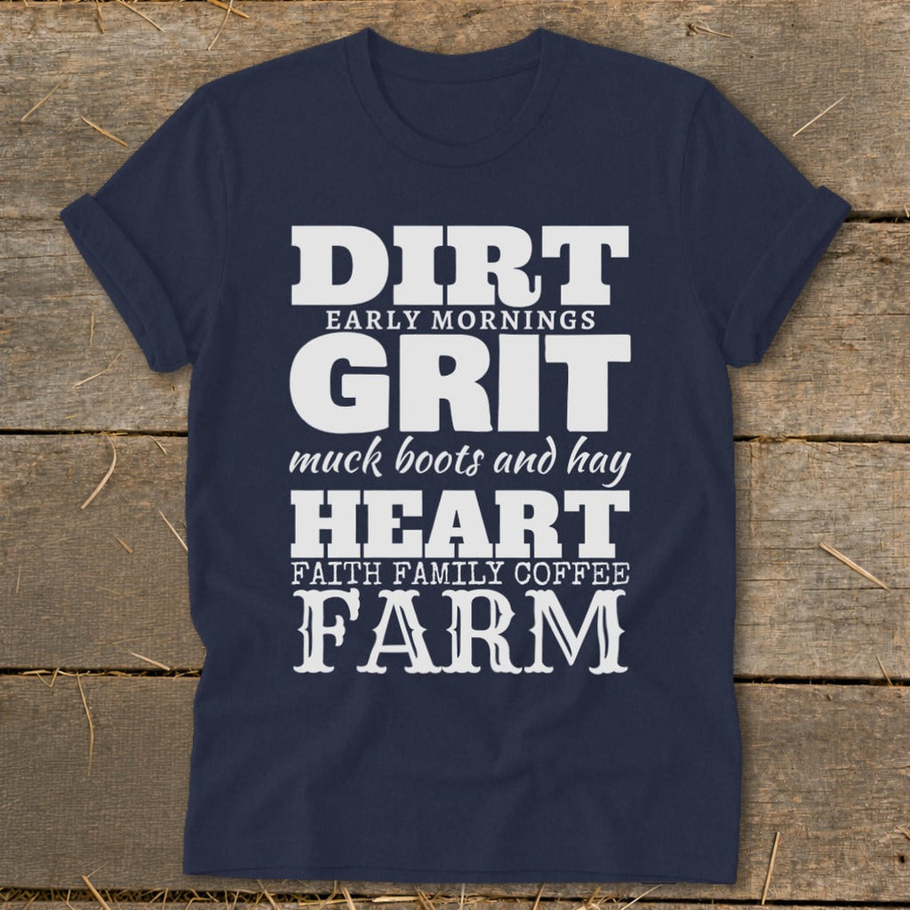 Dirt Grit Heart Farm Softstyle Tee product image 6