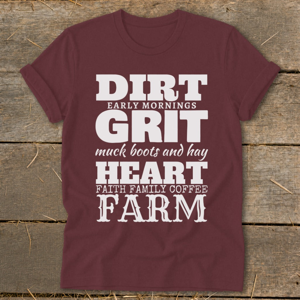 Dirt Grit Heart Farm Softstyle Tee product image 7