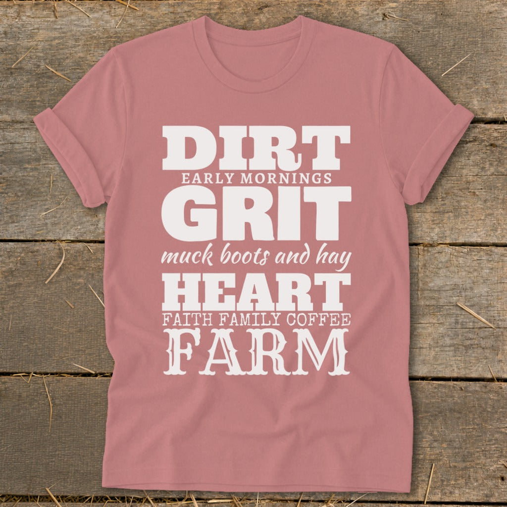 Dirt Grit Heart Farm Softstyle Tee product image 8