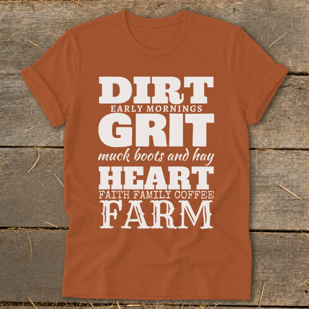 Dirt Grit Heart Farm Softstyle Tee product image 9