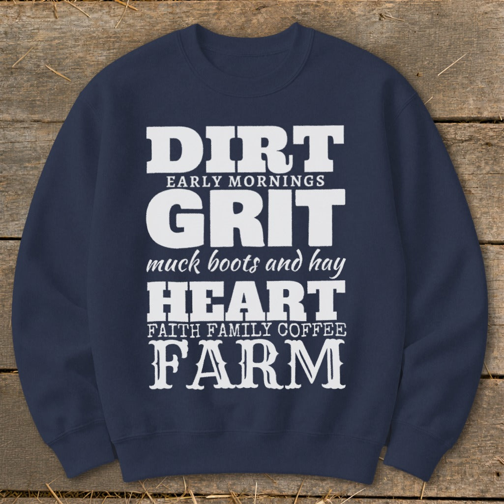 Dirt Grit Heart Farm Sweatshirt product image 7