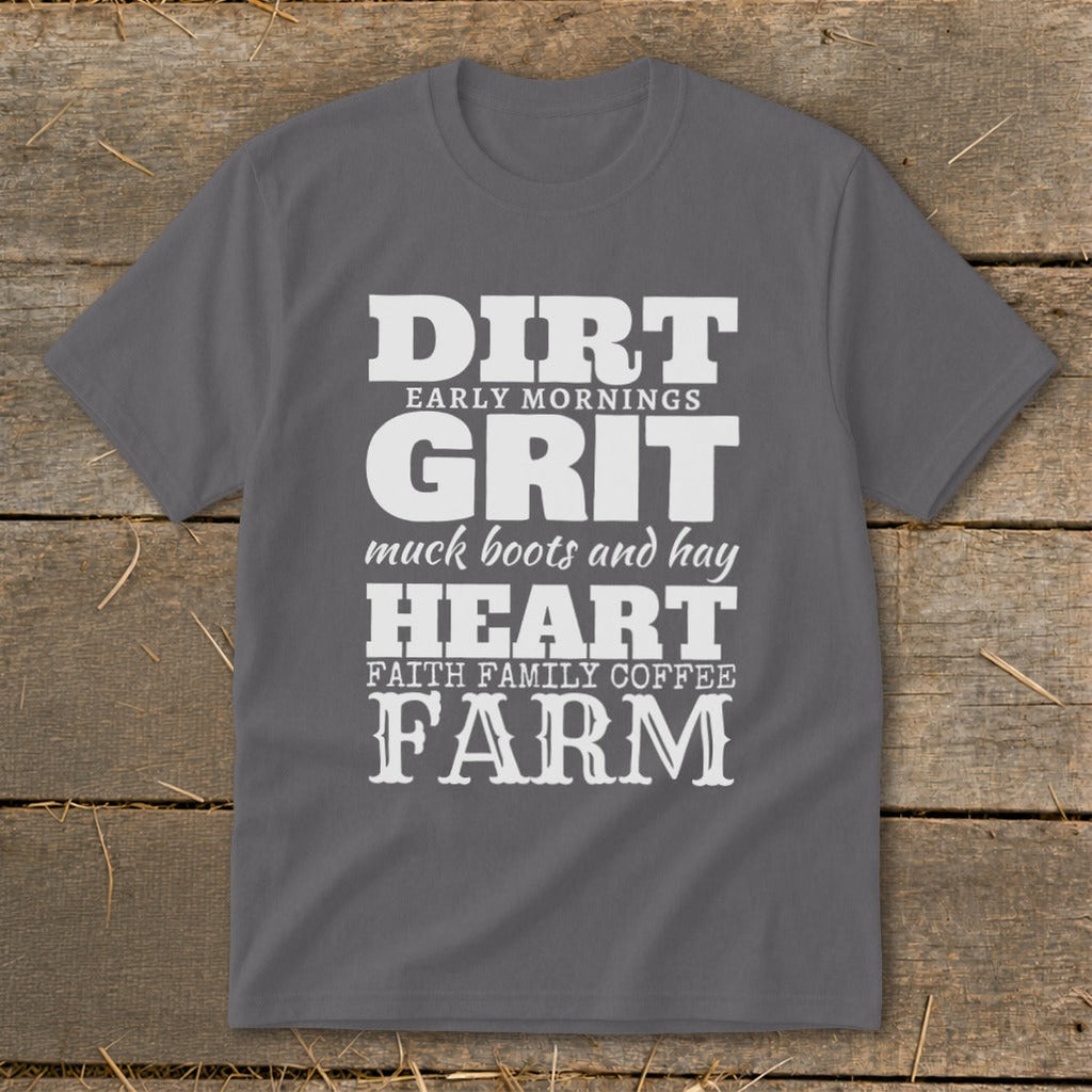 Dirt Grit Heart Farm Youth Tee product image 3