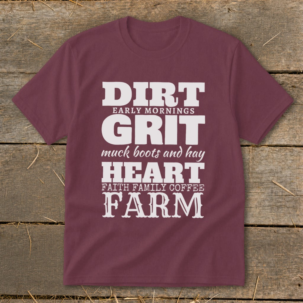 Dirt Grit Heart Farm Youth Tee product image 5