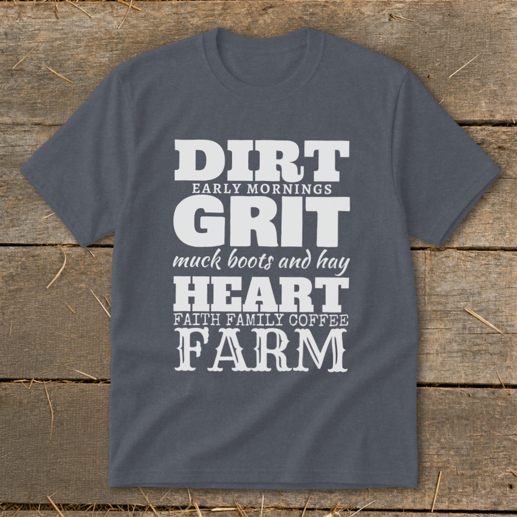 Dirt Grit Heart Farm Youth Tee product image 6