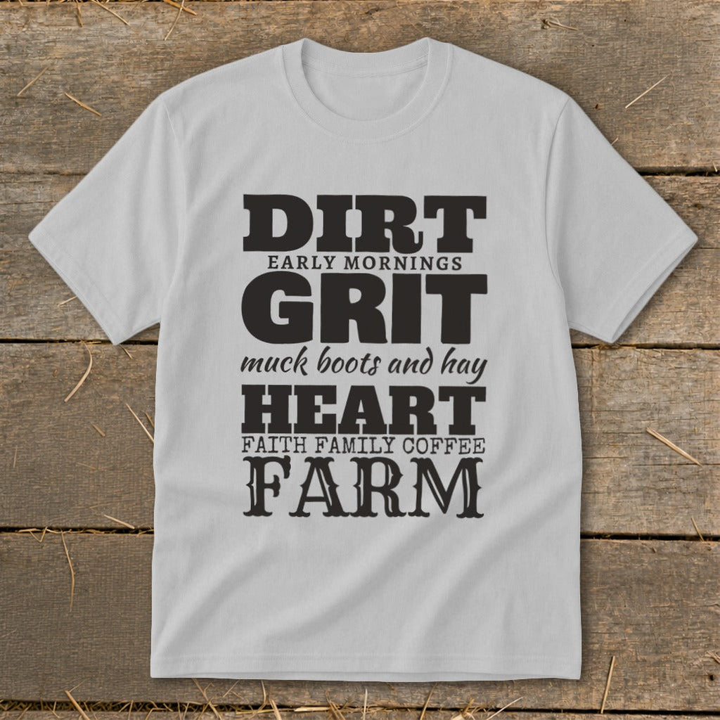 Dirt Grit Heart Farm Youth Tee product image 1