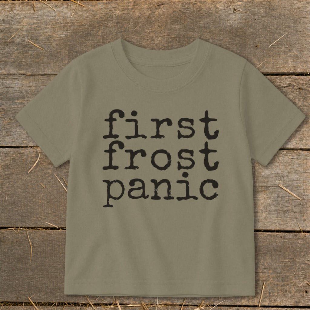 First Frost Panic Toddler Tee product image 3