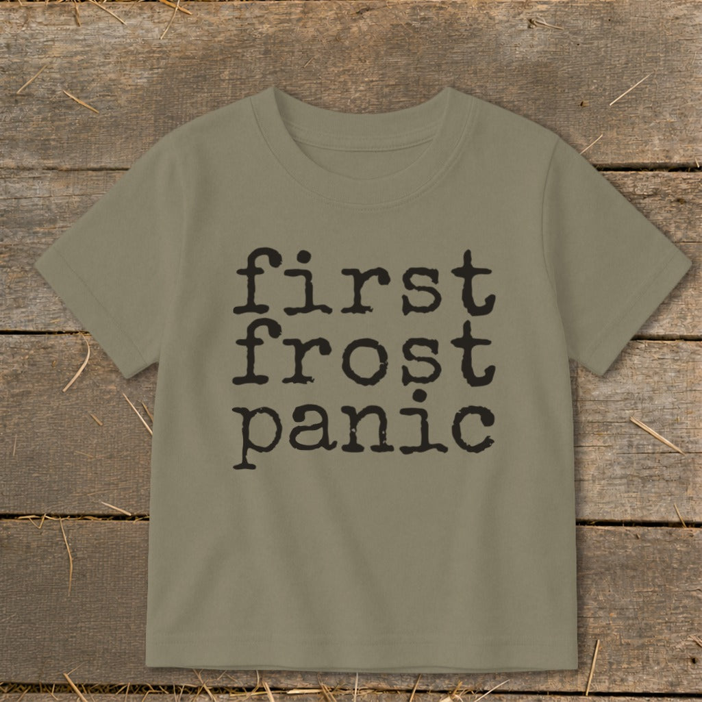 First Frost Panic Toddler Tee product image 3