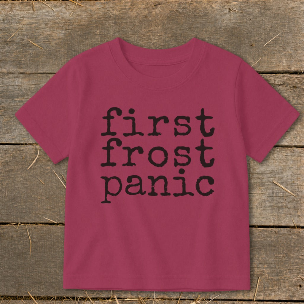 First Frost Panic Toddler Tee product image 6