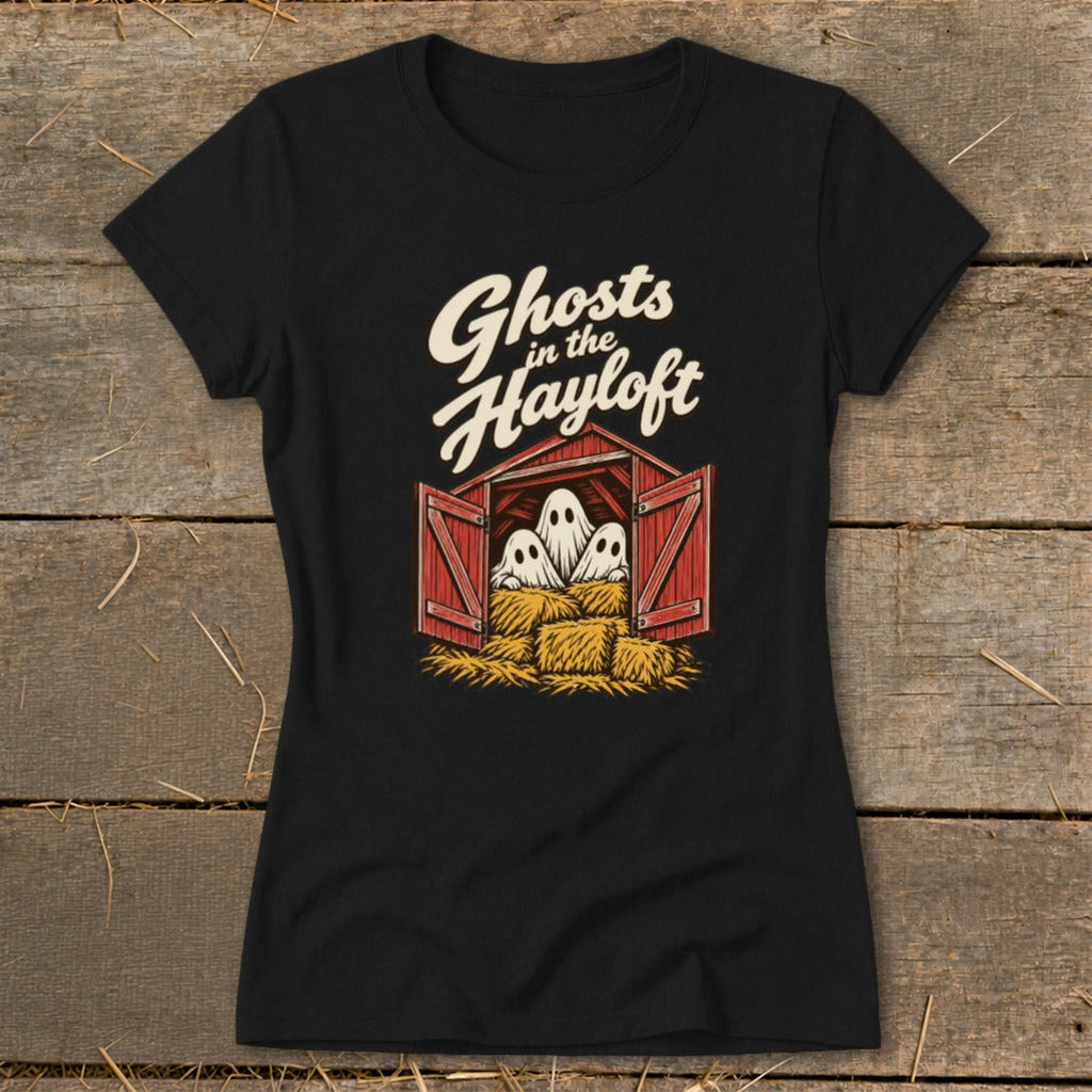 Ghosts in the Hayloft Ladies Tee product image 2