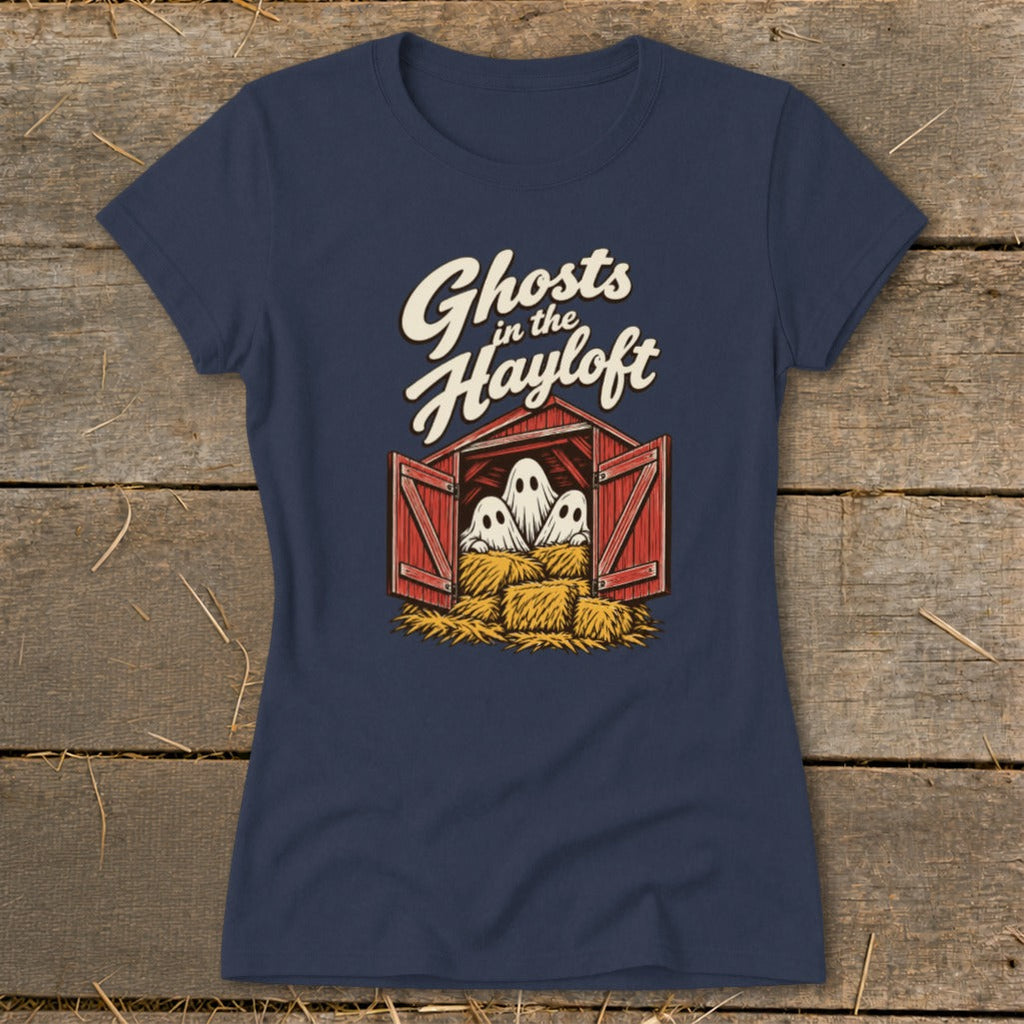 Ghosts in the Hayloft Ladies Tee product image 3