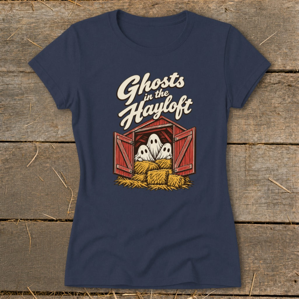 Ghosts in the Hayloft Ladies Tee product image 3