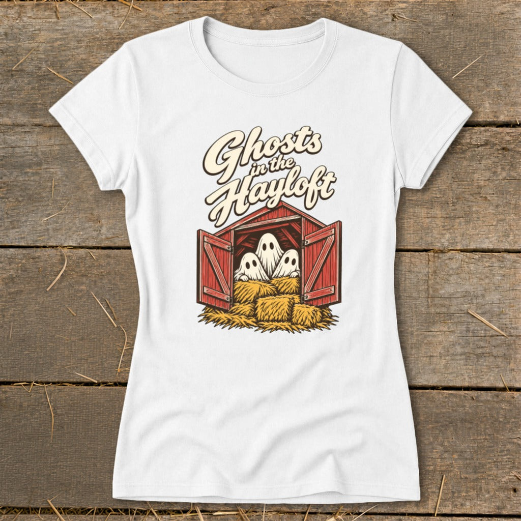 Ghosts in the Hayloft Ladies Tee product image 5
