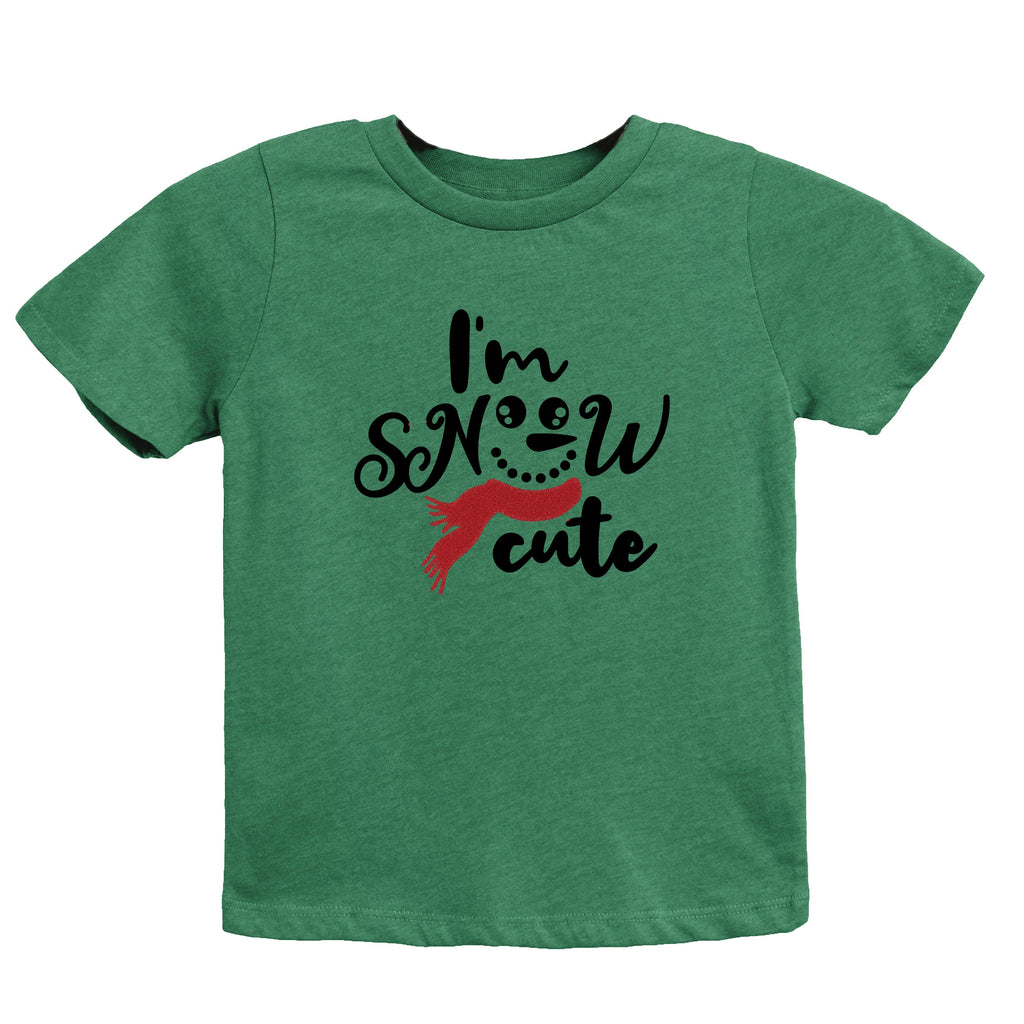 I'm Snow Cute Glitter | Youth Graphic Short Sleeve Tee product image 3