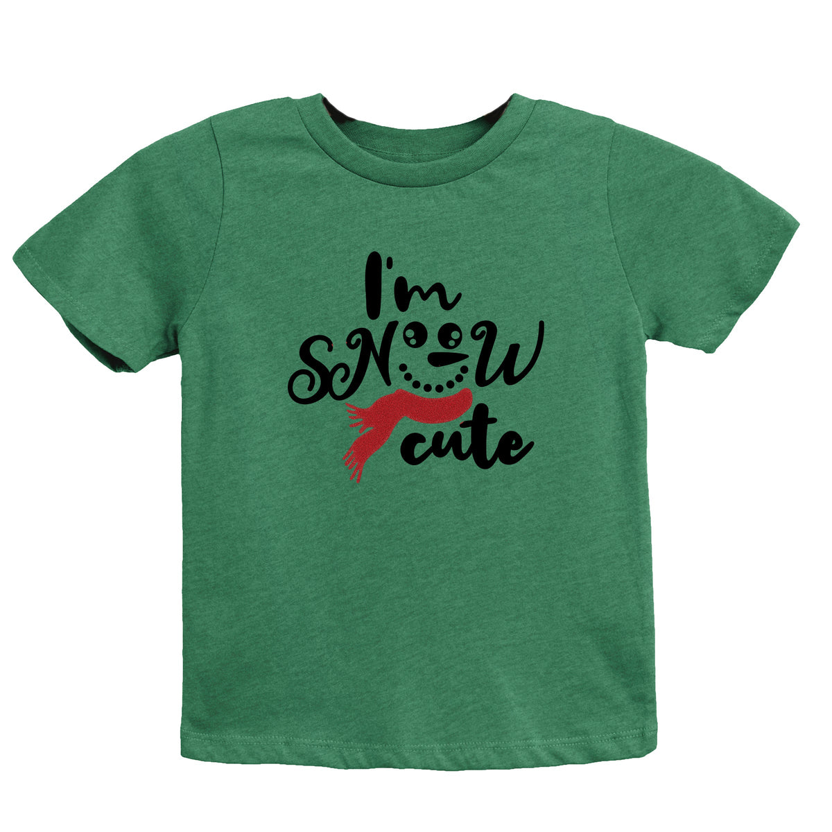 I'm Snow Cute Glitter | Youth Graphic Short Sleeve Tee product image 3