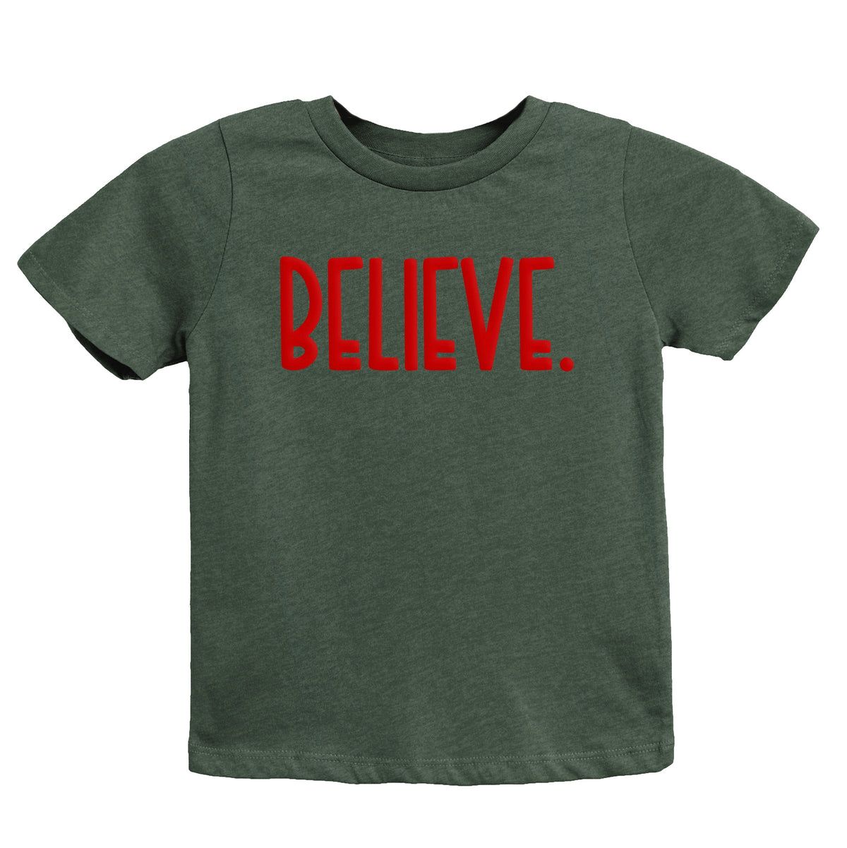 Believe Bold Puff Print | Youth Graphic Short Sleeve Tee product image 3