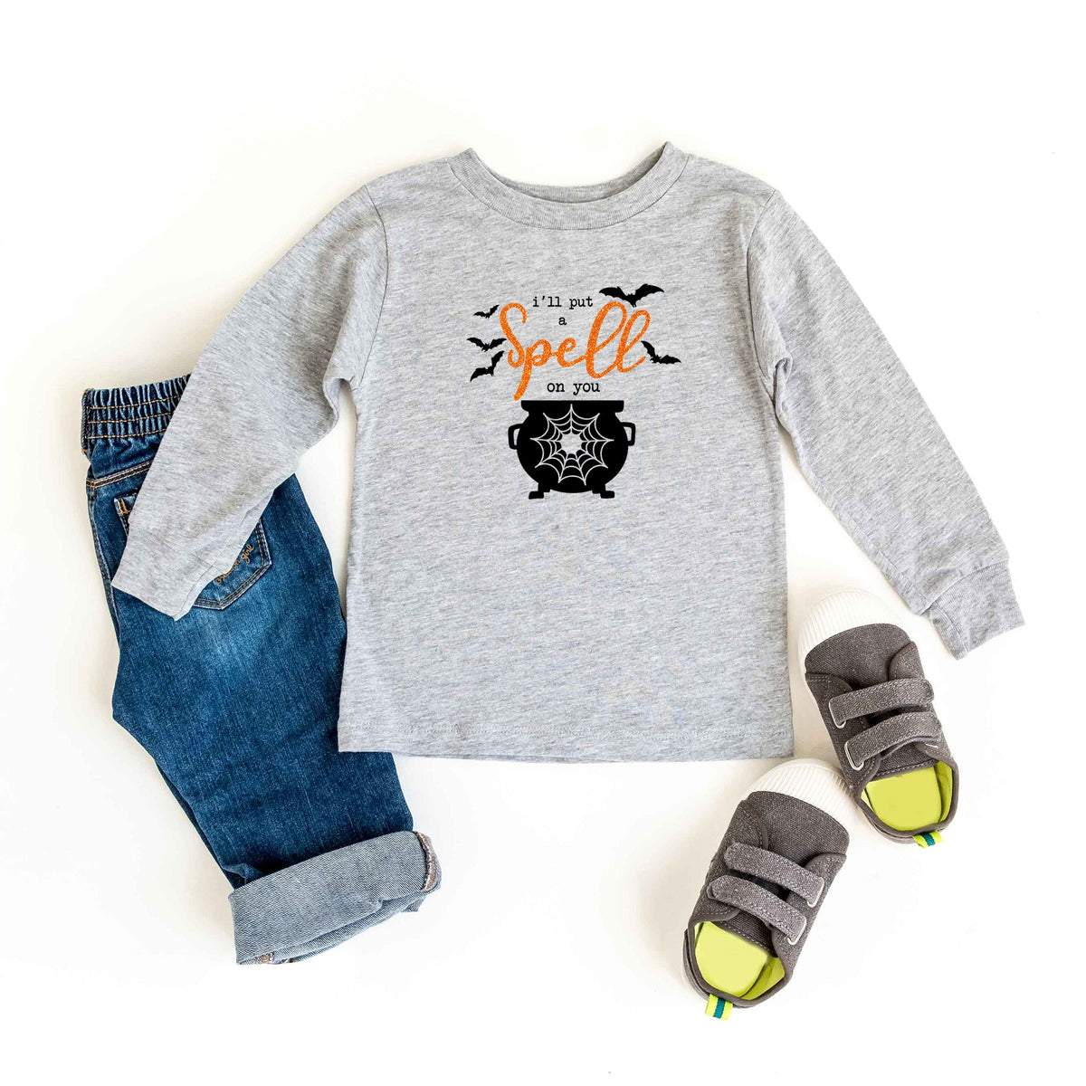I'll Put A Spell On You Glitter | Toddler Graphic Long product image 1