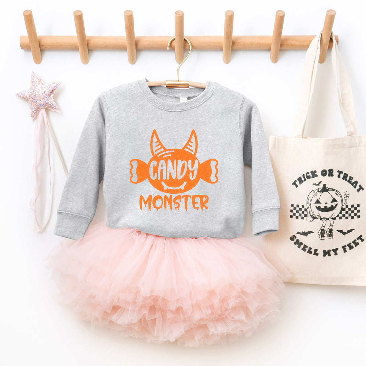 Candy Monster Horns Glitter | Youth Ultra-Soft Graphic product image 1