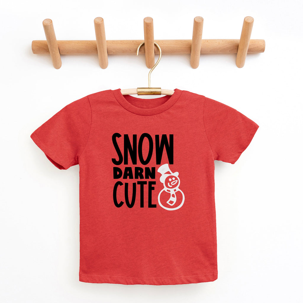 Snow Darn Cute Glitter | Youth Graphic Short Sleeve Tee product image 3