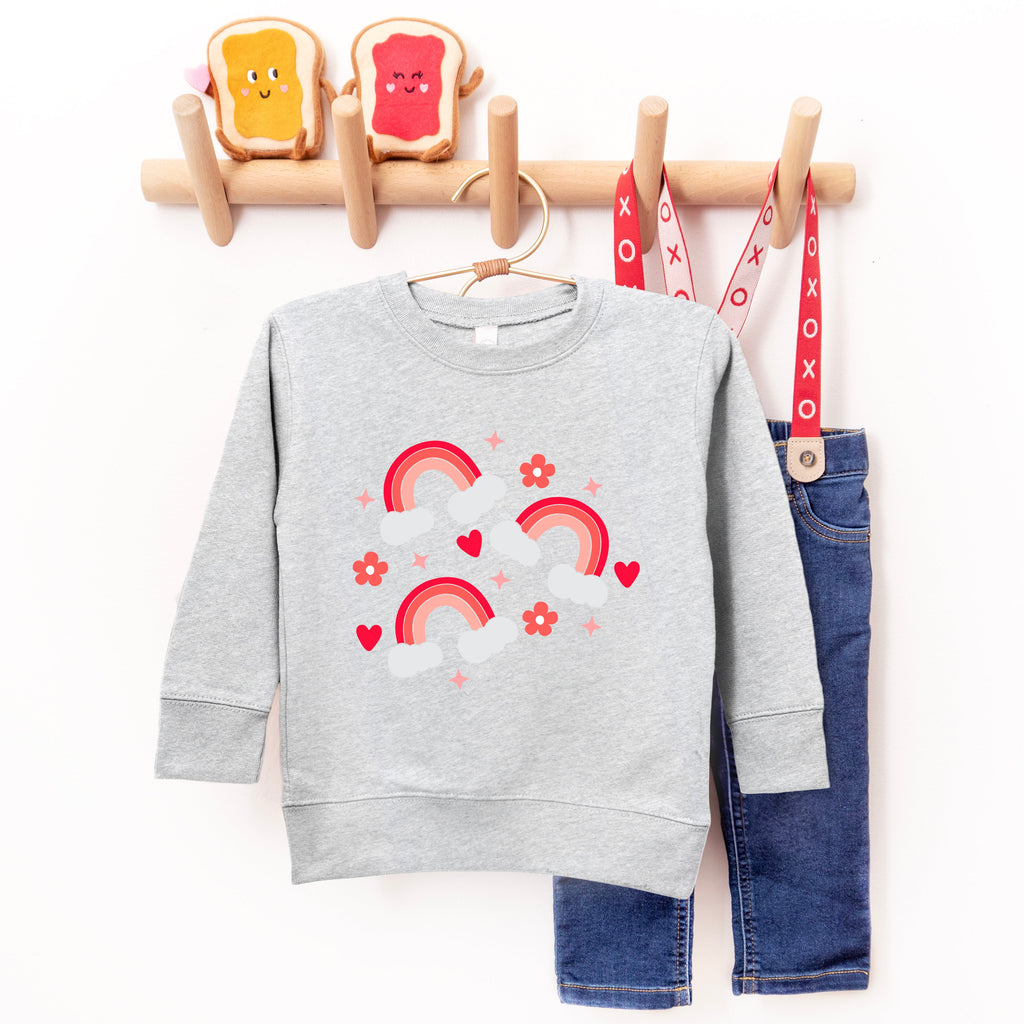 Valentine Rainbow | Youth Ultra-Soft Graphic Sweatshirt product image 1