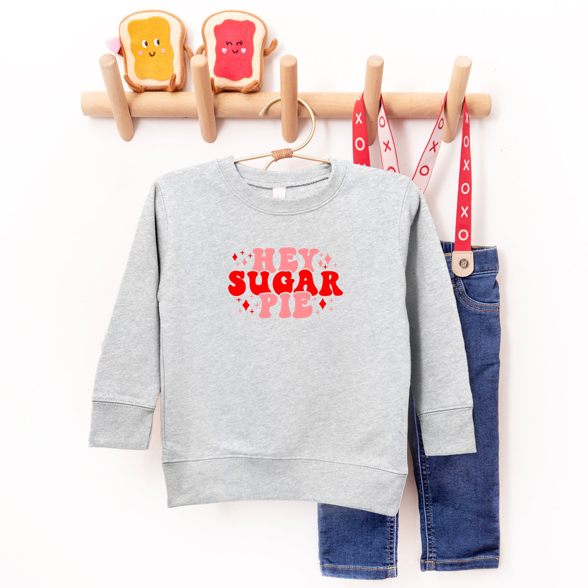 Hey Sugar Pie Stars | Youth Ultra-Soft Graphic Sweatshirt product image 3