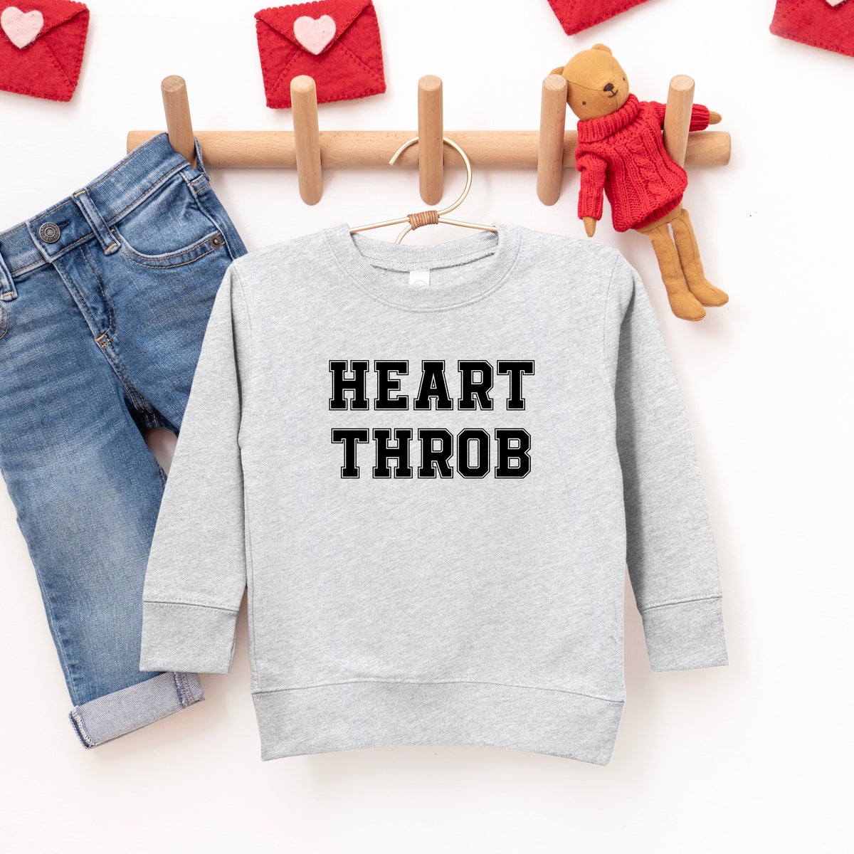 Heart Throb | Youth Graphic Sweatshirt product image 1