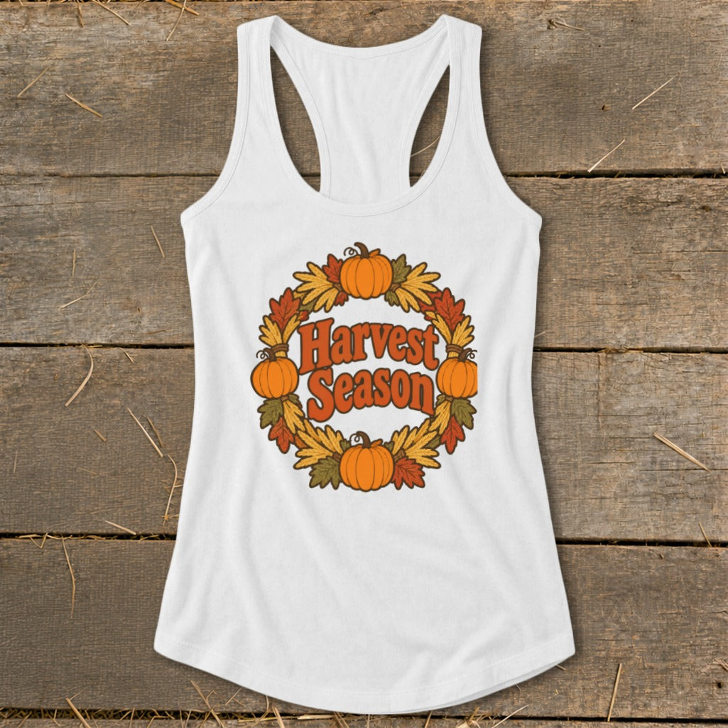 Harvest Wreath Racerback Tank