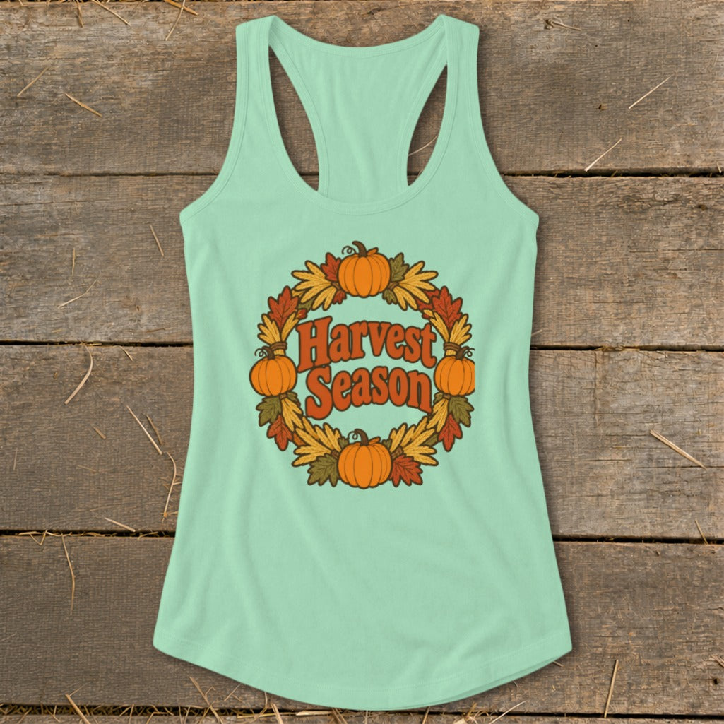 Harvest Wreath Racerback Tank