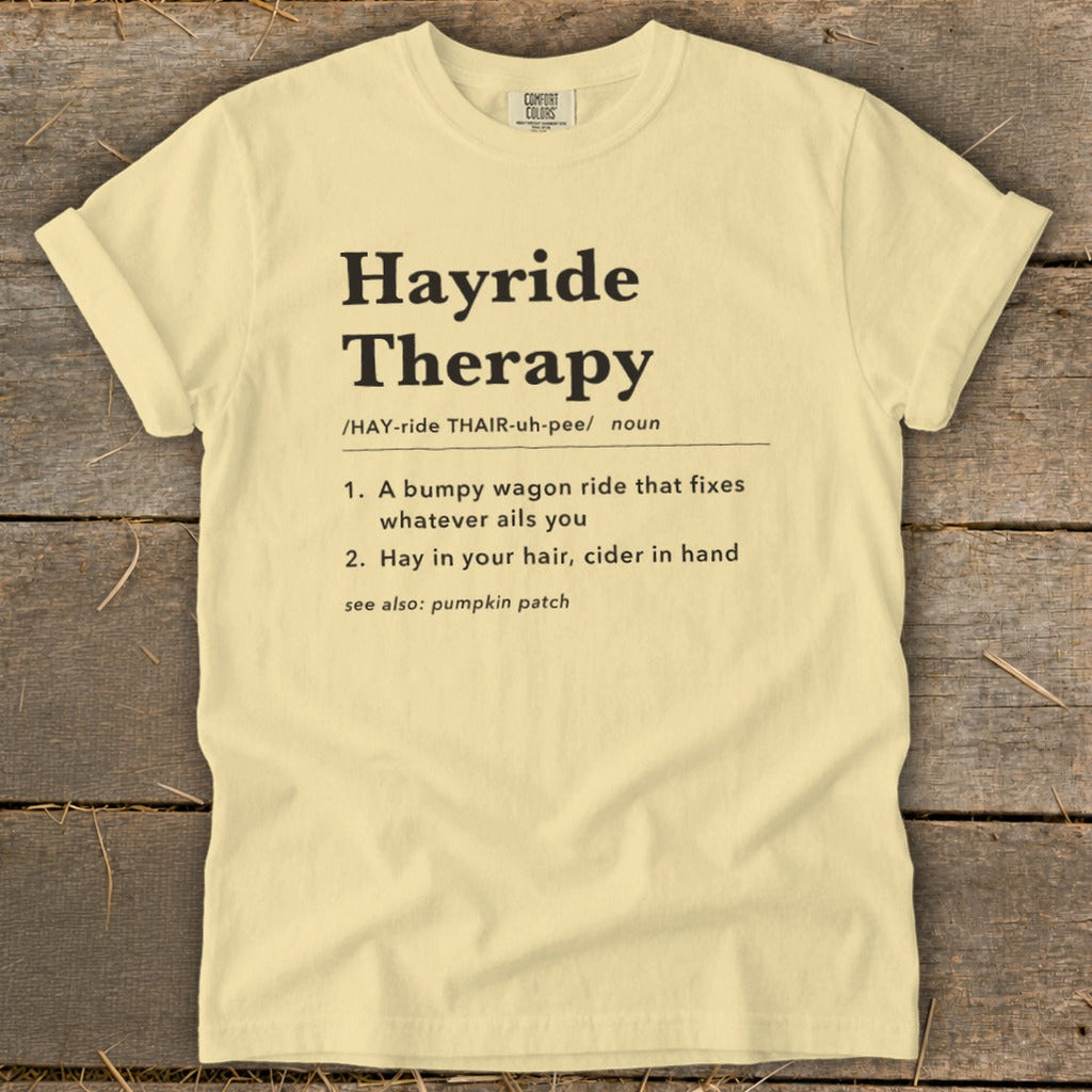 Hayride Therapy Definition Signature Tee product image 10