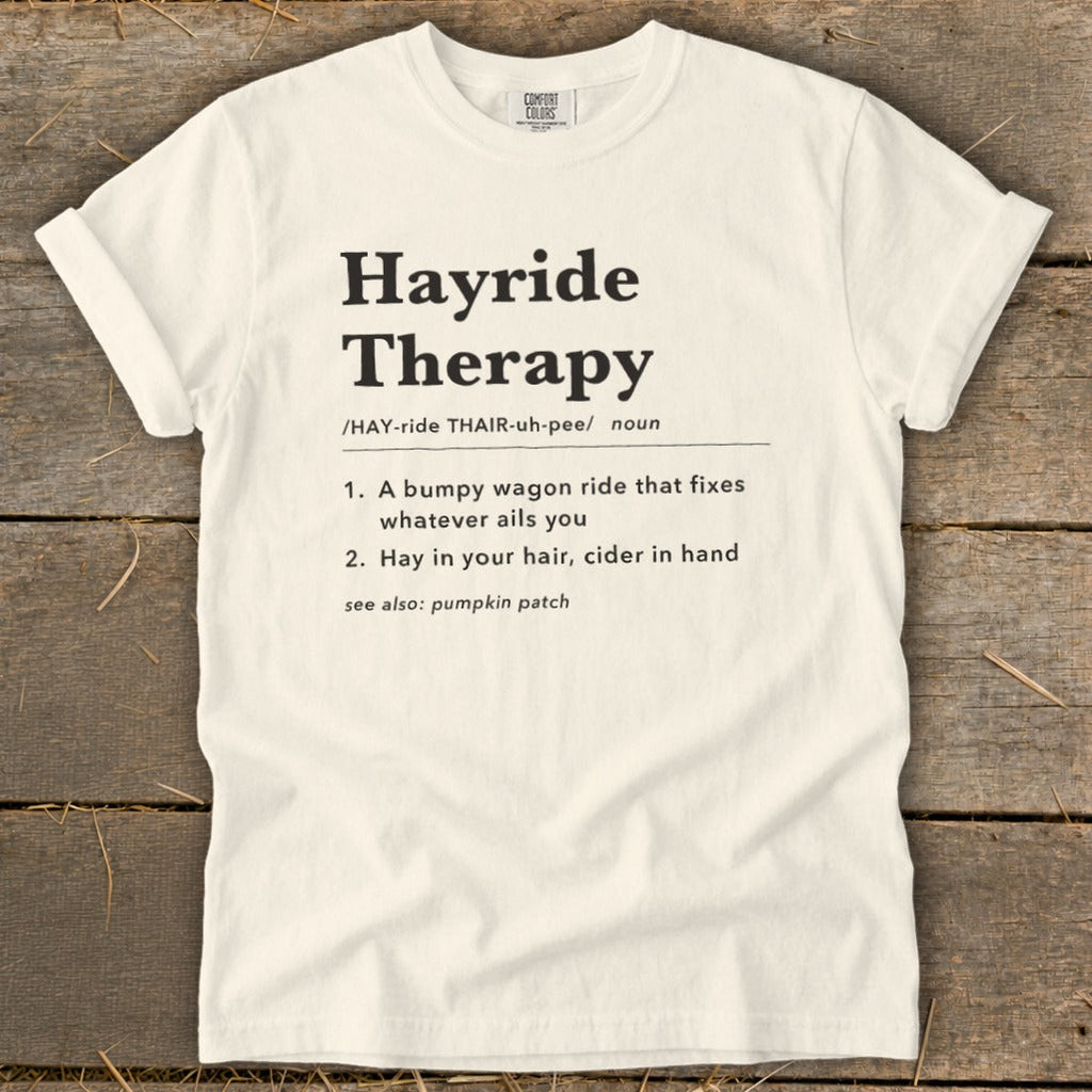 Hayride Therapy Definition Signature Tee product image 2