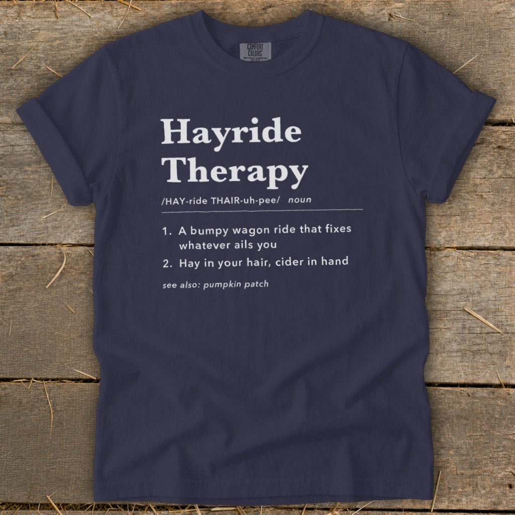 Hayride Therapy Definition Signature Tee product image 3