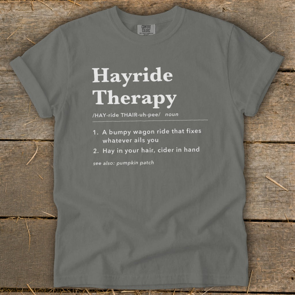 Hayride Therapy Definition Signature Tee product image 4