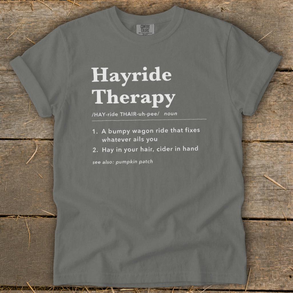 Hayride Therapy Definition Signature Tee product image 4